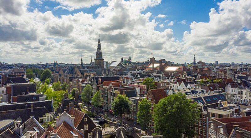 Amsterdam cityscape cover image.