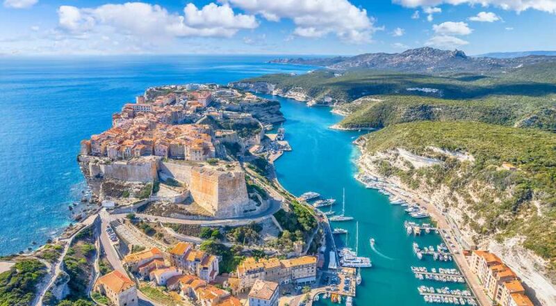 Bonifacio on Corsica, France