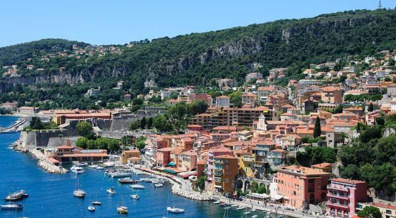 Bay in Villefranche-sur-mer, France