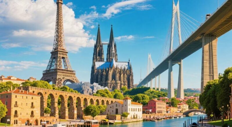 Five places to visit in France, Germany, Italy, and Spain and soak up the engineering ingenuity, and enjoy quintessential Europe vibes