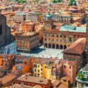 Piazza Maggiore in Bologna, Italy